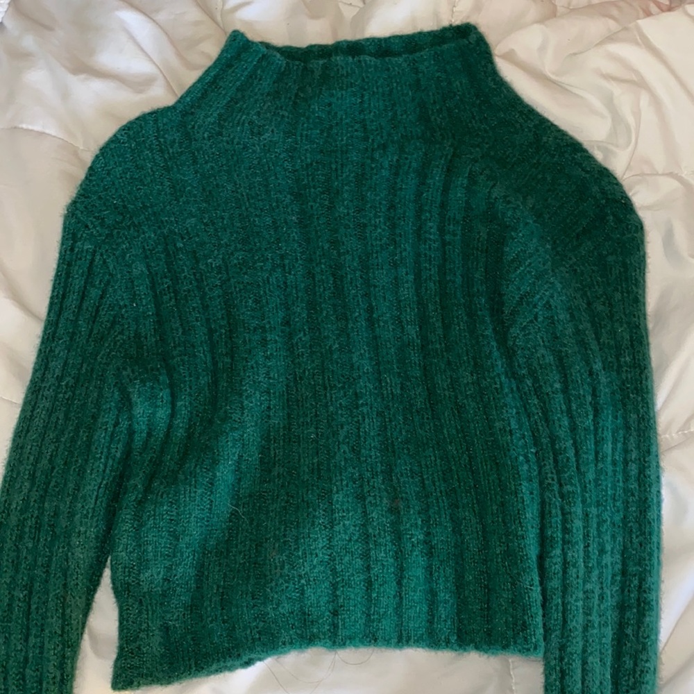 Green sweater